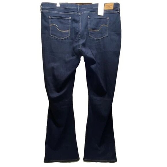 Levi Signature Gold Jeans Women's 26L Dark Denim Mid Rise Bootcut (38x34) NWT - Picture 6 of 12